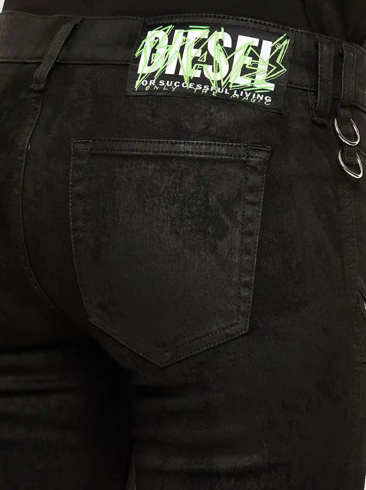 Black Super skinny Jeans-Slandy