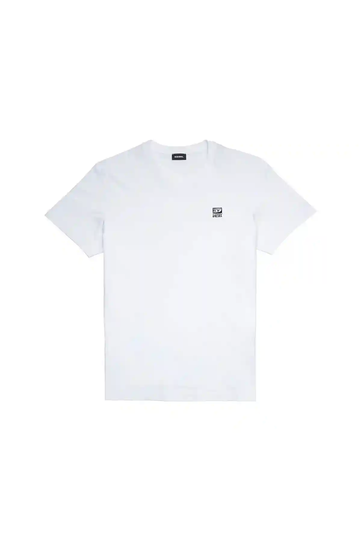 White T-shirt with D logo patch