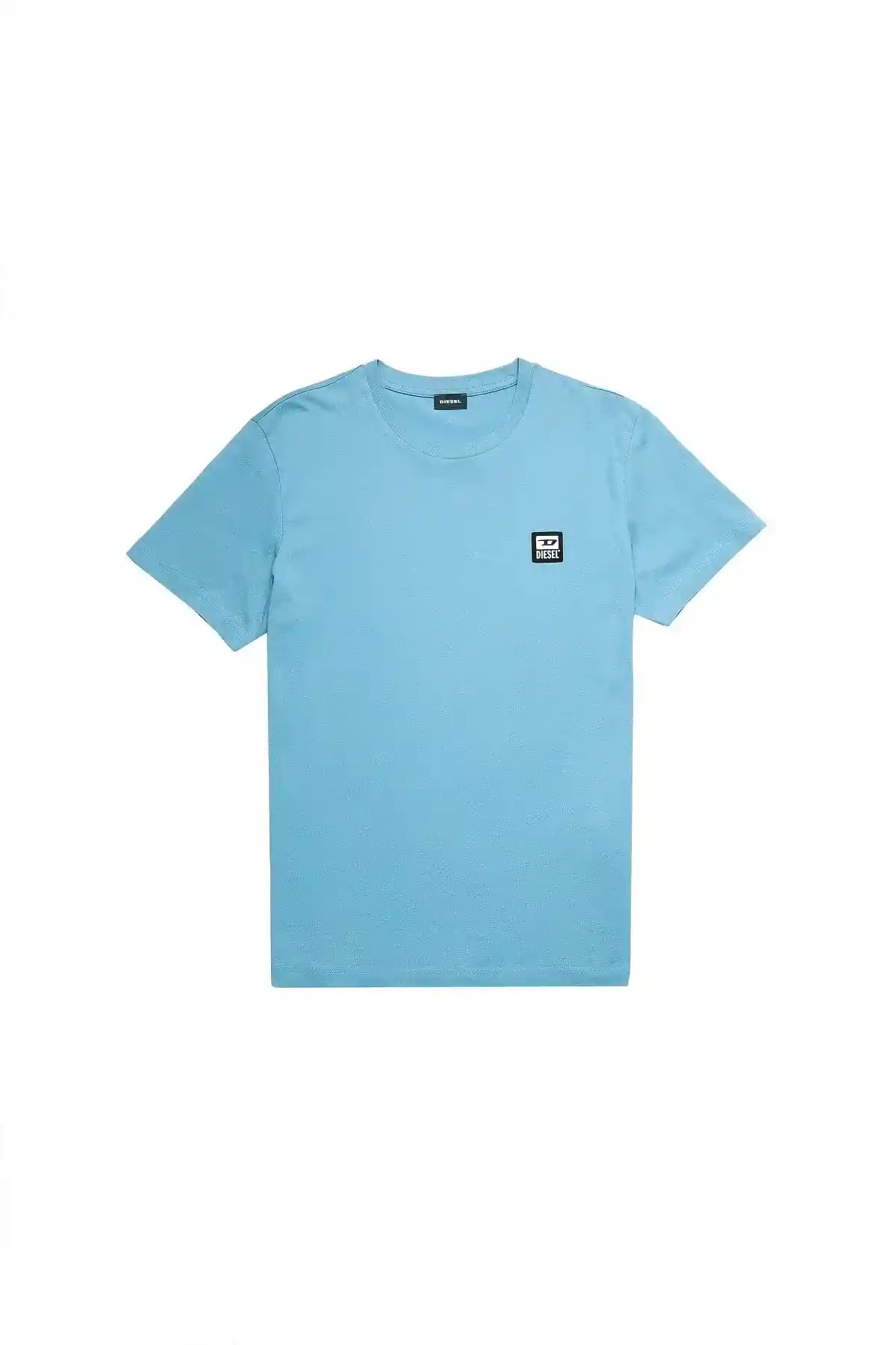 Blue T-shirt with D logo patch