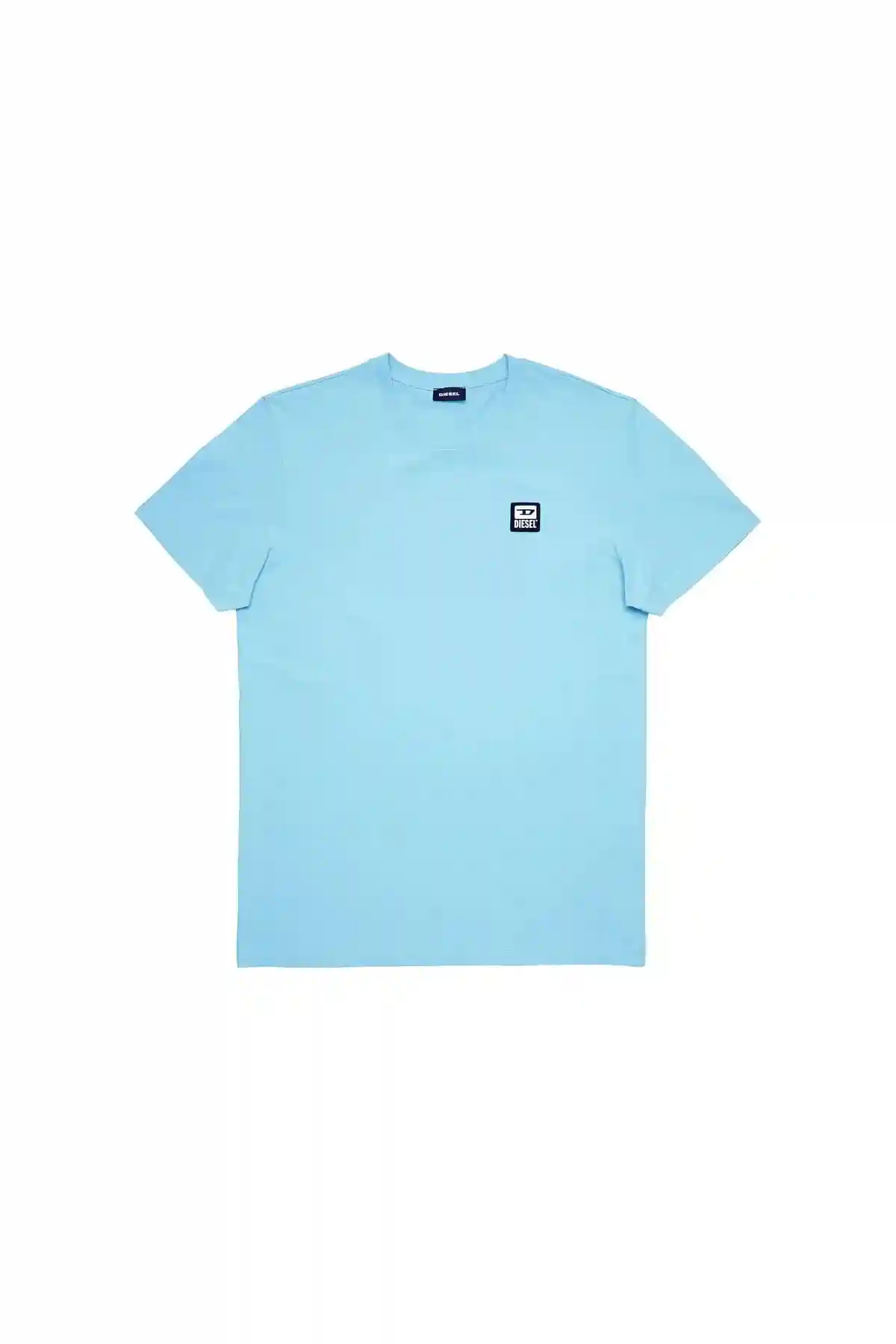 Blue T-shirt with D logo patch
