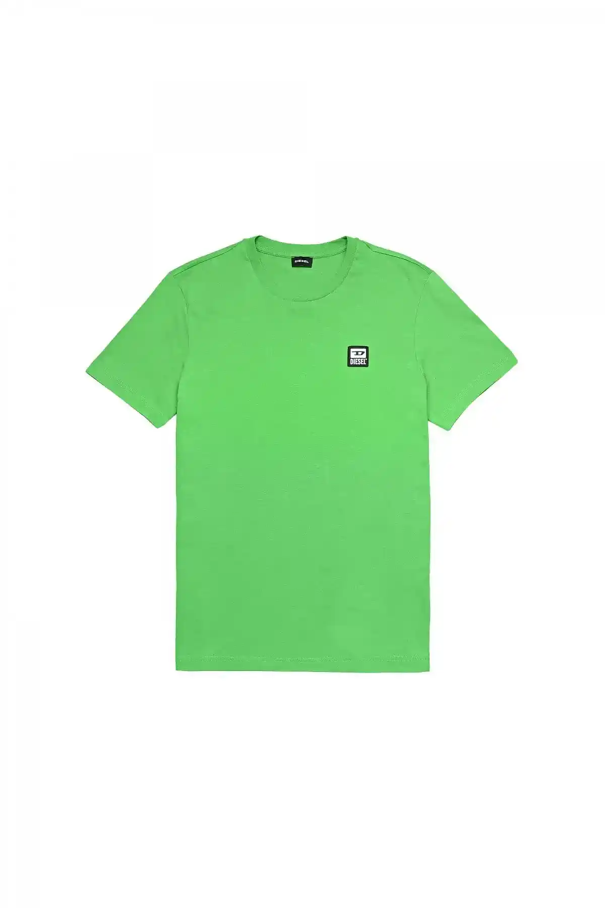 White T-shirt with D logo patch