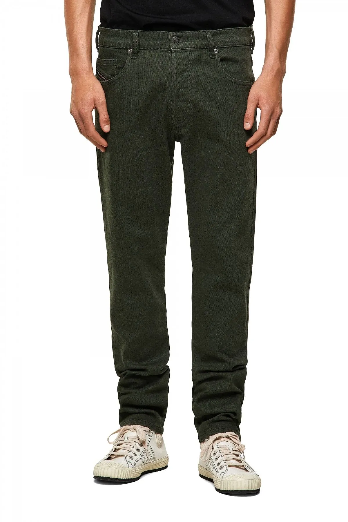 Green Tapered fit Jeans-D-Yennox
