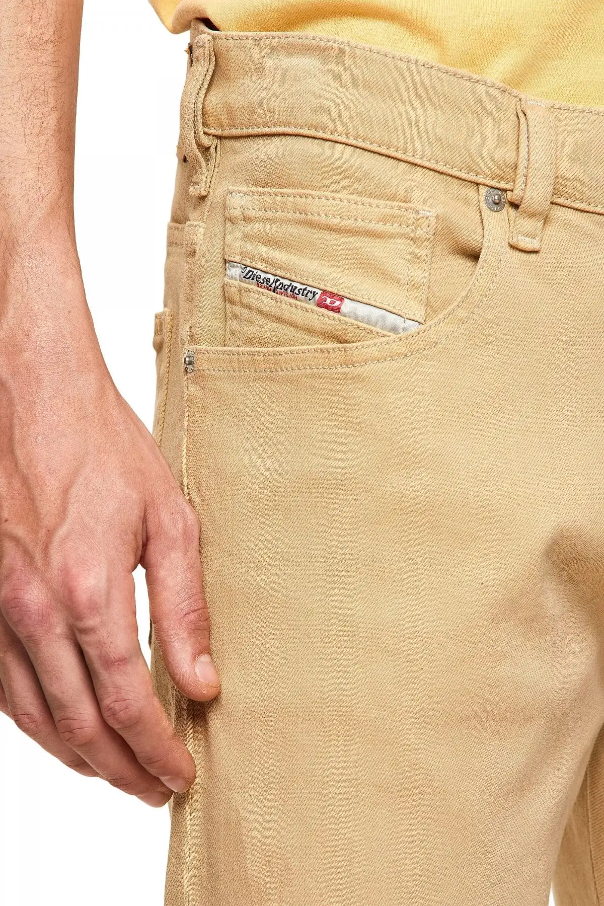 Brown Tapered fit Jeans-D-Yennox
