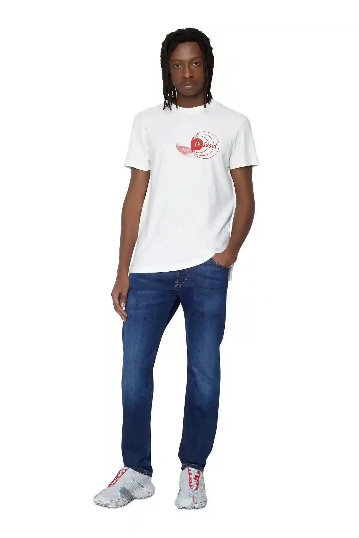 Blue Tapered fit Jeans-D-Yennox