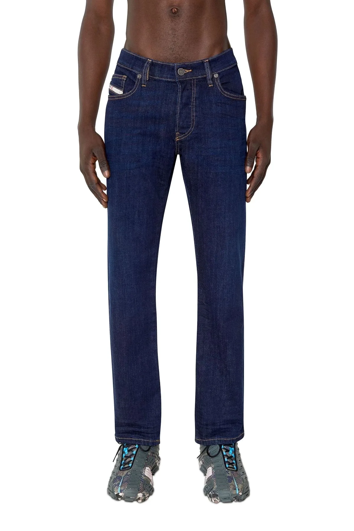 Blue Straight Jeans-D-Mihtry