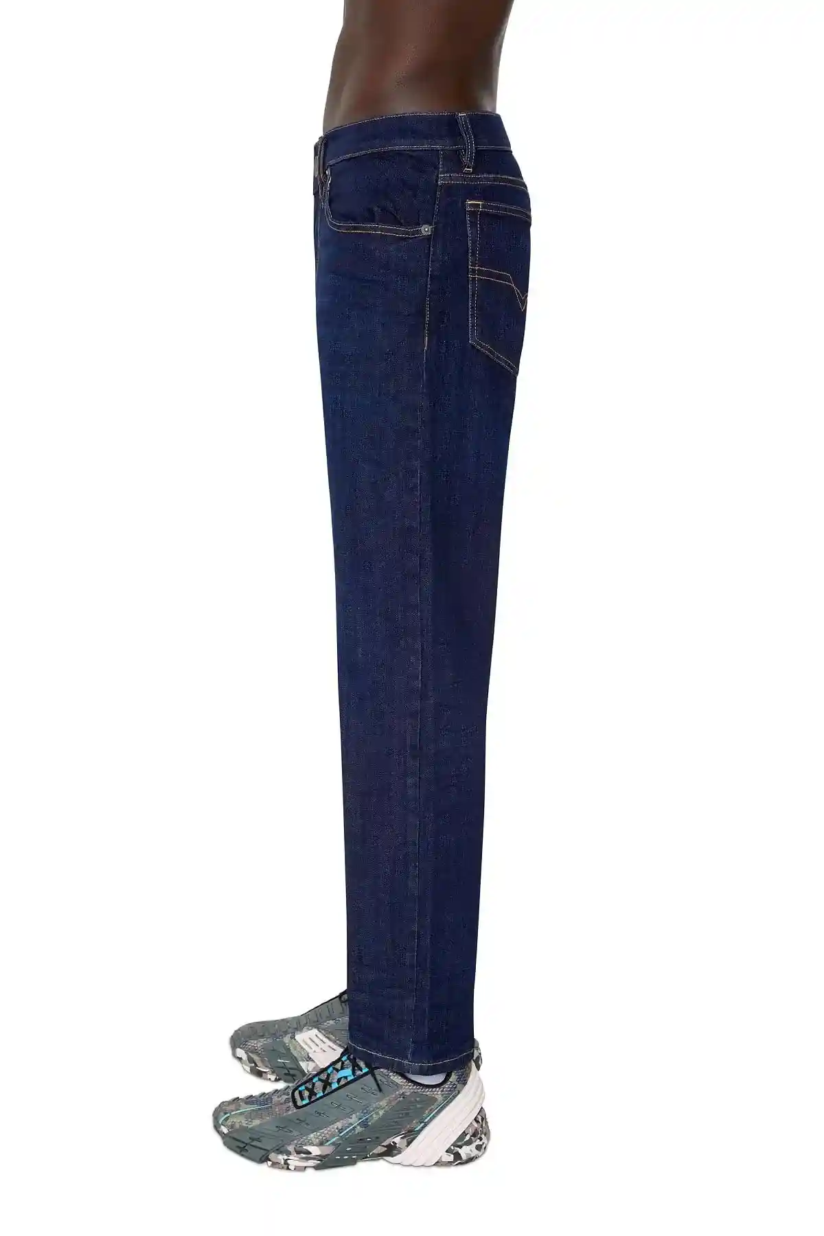 Blue Straight Jeans-D-Mihtry