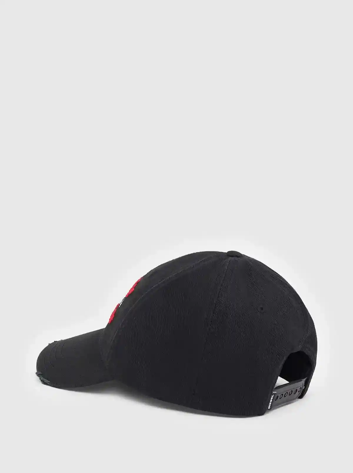 Black Baseball cap with logo embroidery