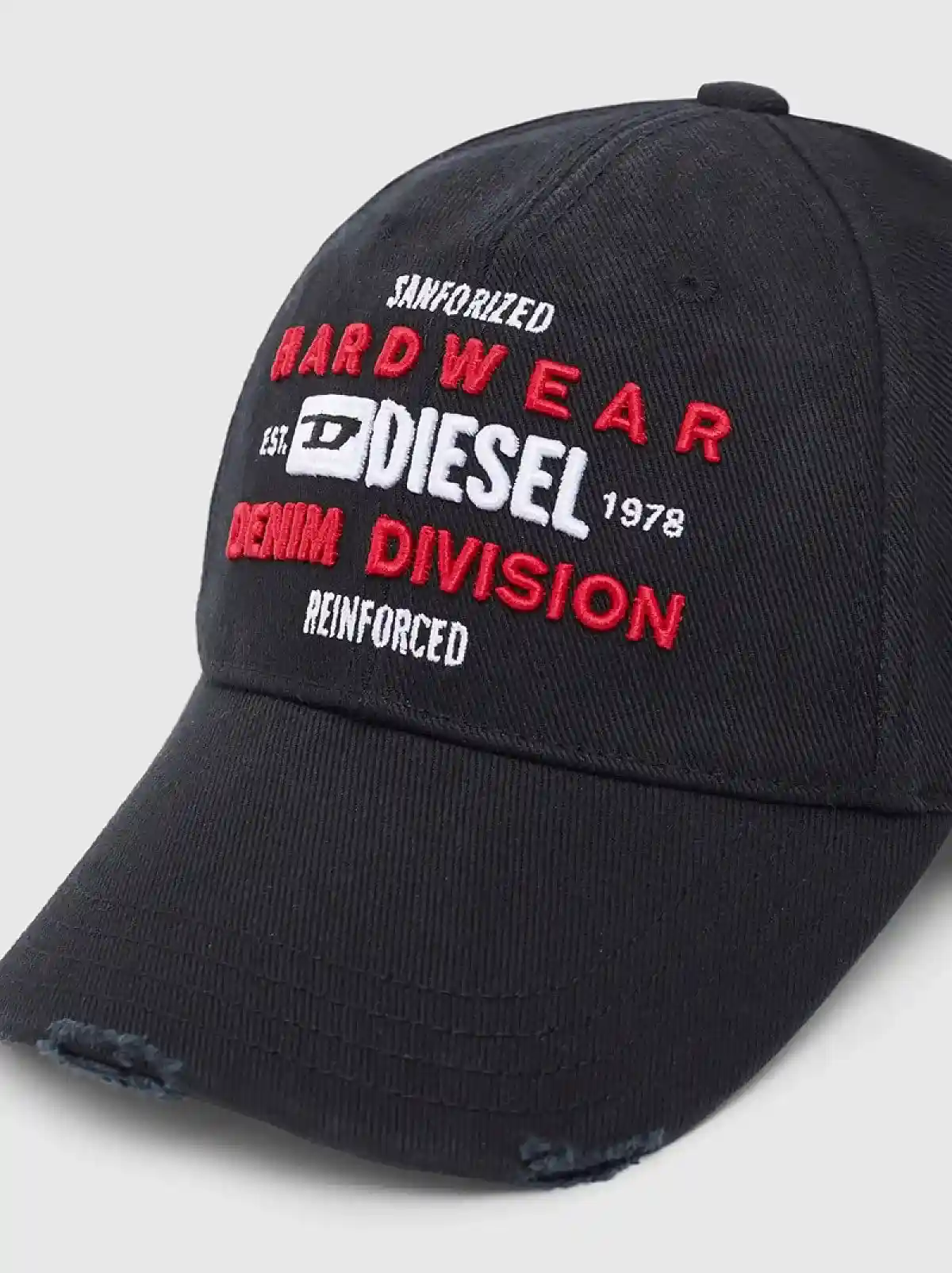Black Baseball cap with logo embroidery