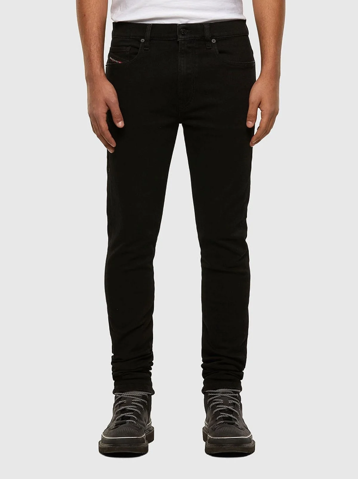 Black Skinny fit Jeans-D-Amny