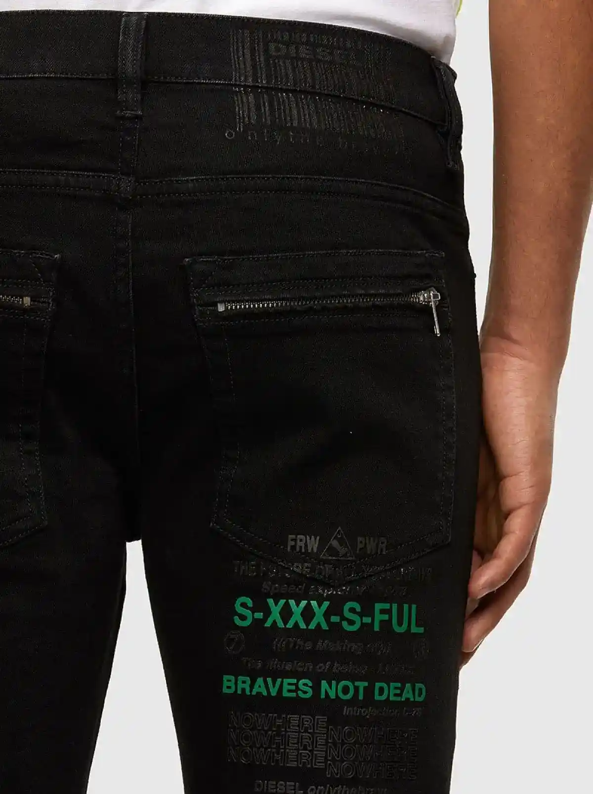 Black Skinny fit Jeans-D-Amny