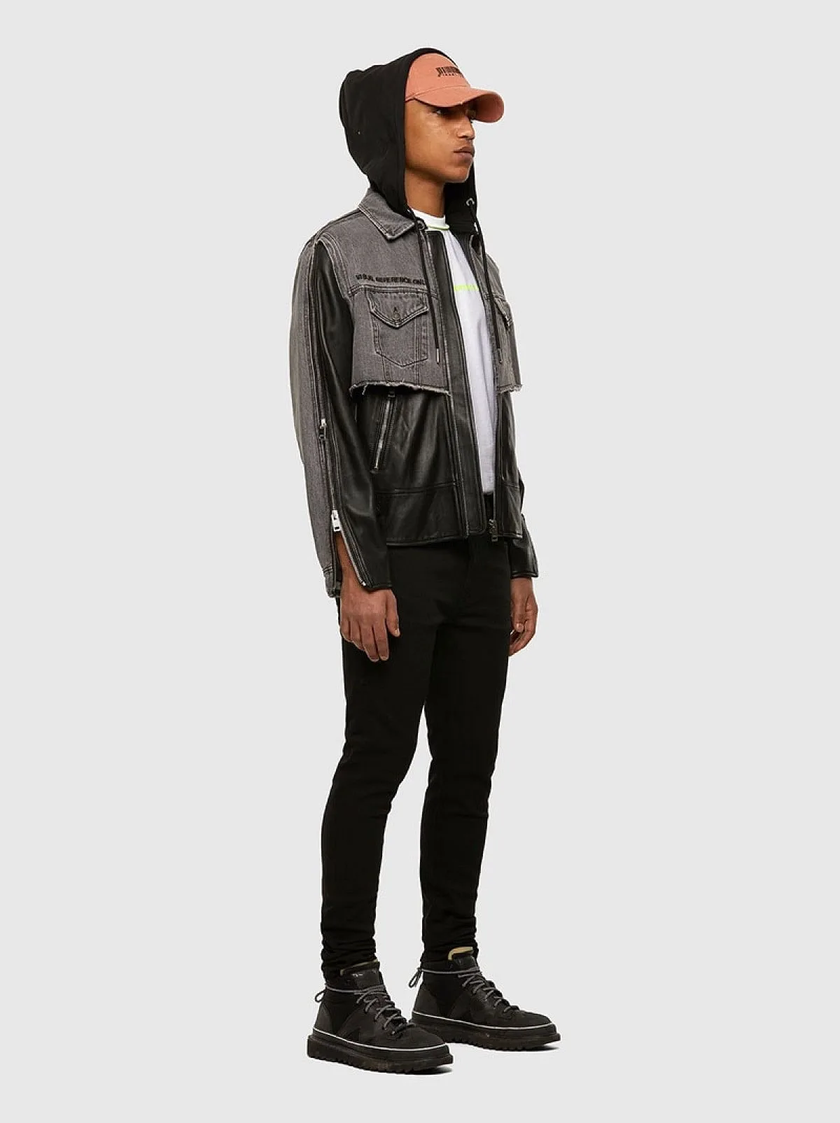Black Skinny fit Jeans-D-Amny