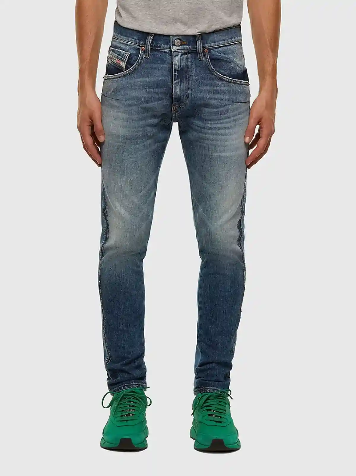 Blue Slim Jeans-D-Strukt