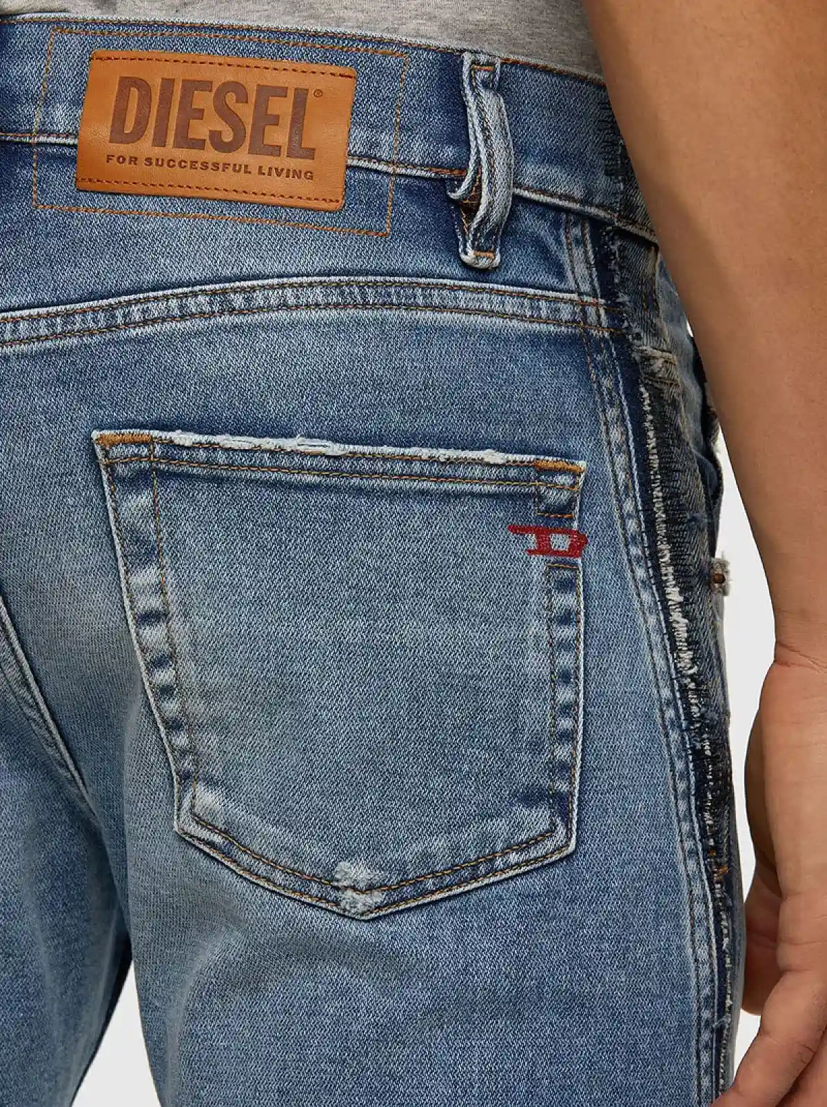 Blue Slim Jeans-D-Strukt