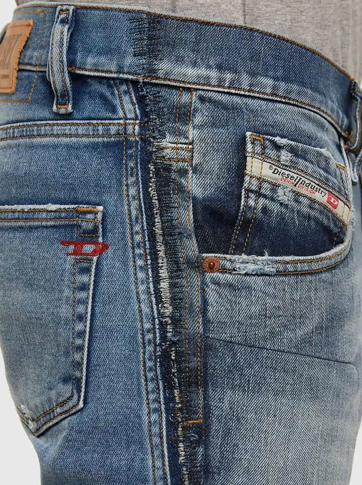 Blue Slim Jeans-D-Strukt