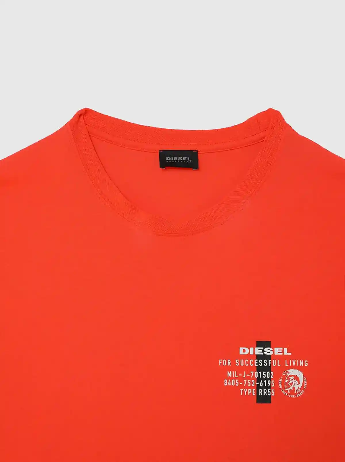 Orange T-shirt with Mohawk logo