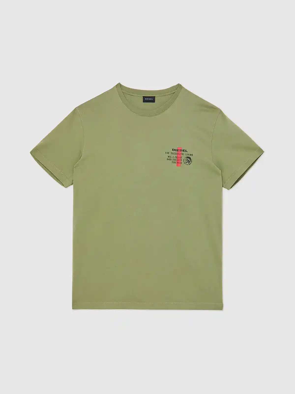Green T-shirt with Mohawk logo