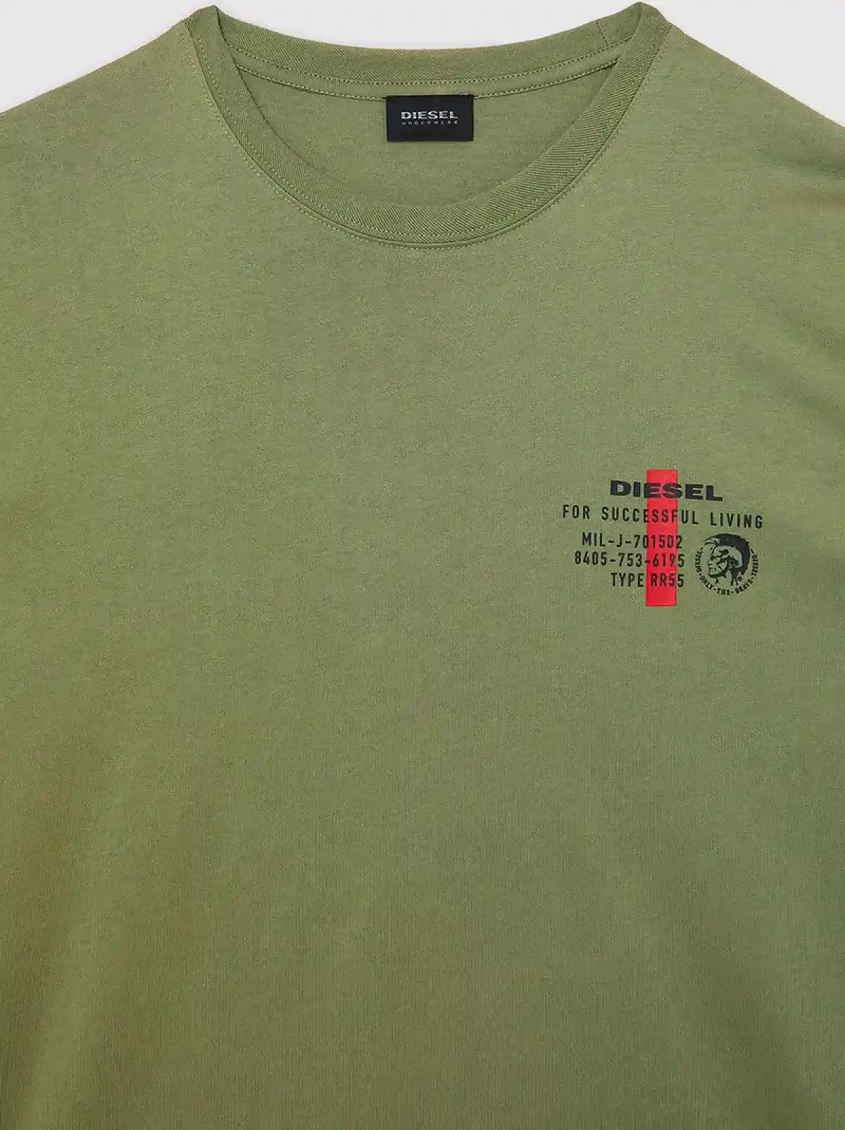Green T-shirt with Mohawk logo