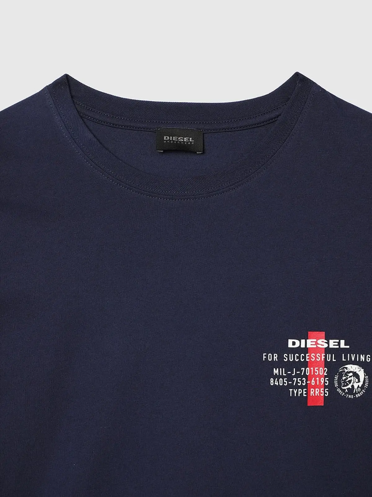 Blue T-shirt with Mohawk logo