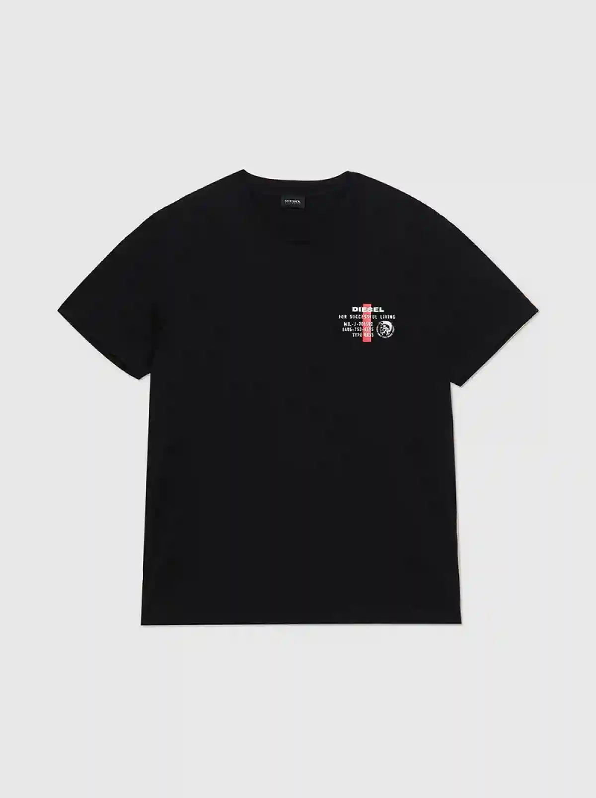Black T-shirt with Mohawk logo