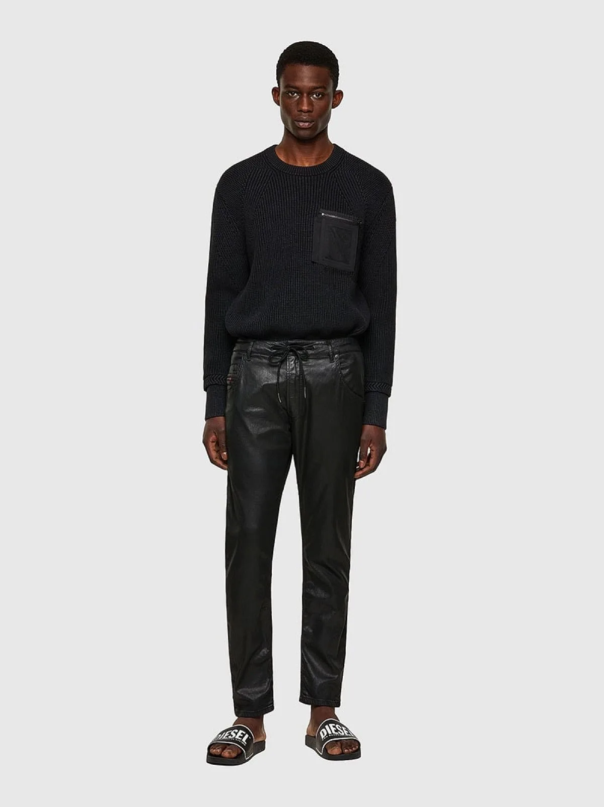 Black Tapered fit Krooley JoggJeans