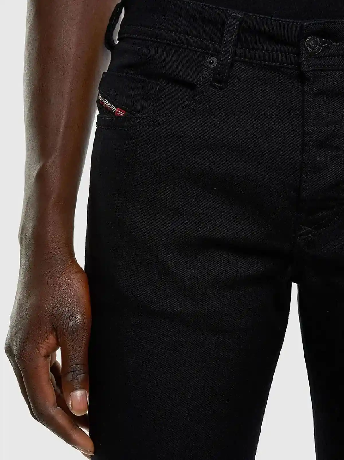 Black Tapered fit Jeans-Buster
