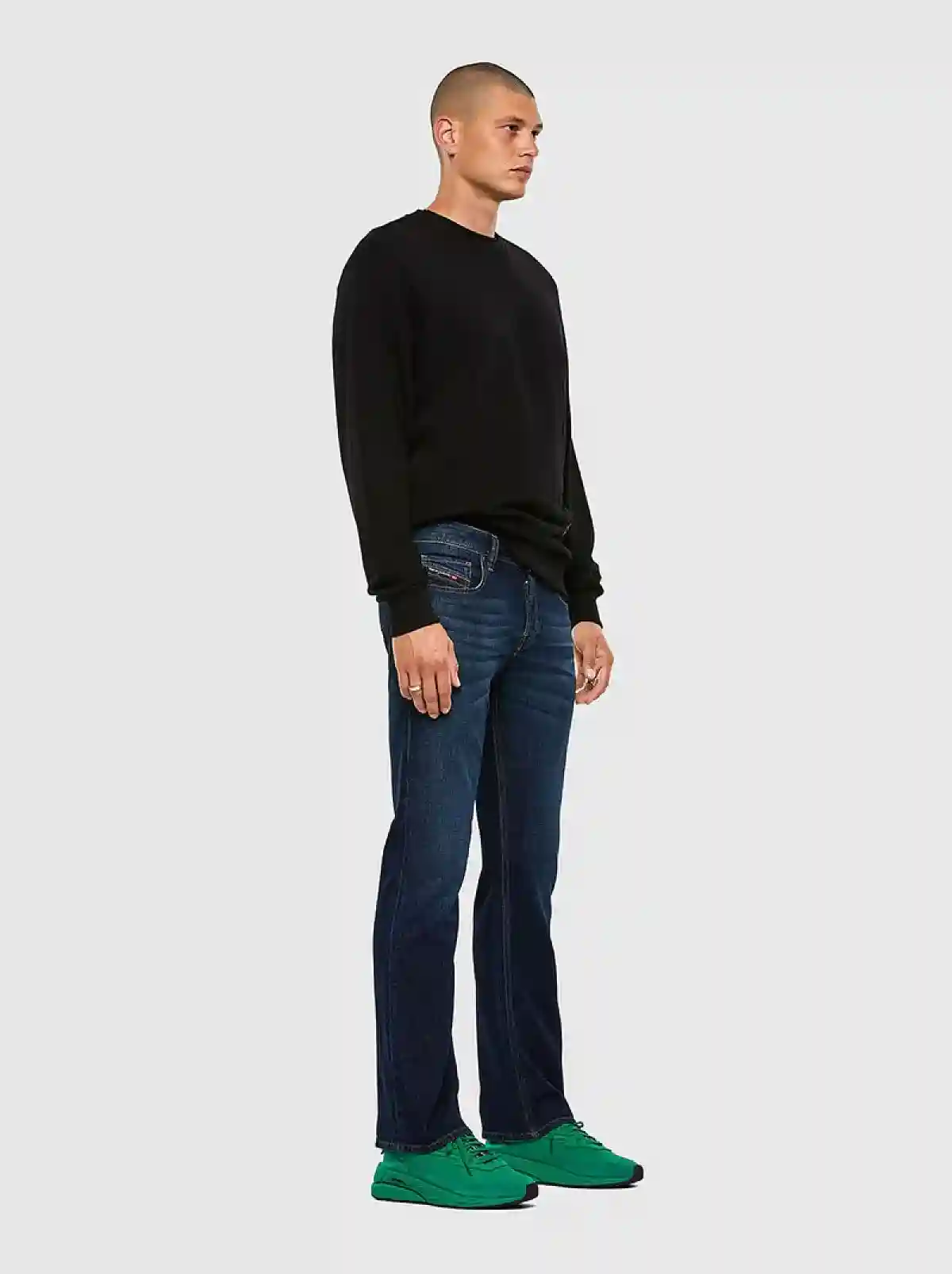 Blue Bootcut Jeans-Zatiny