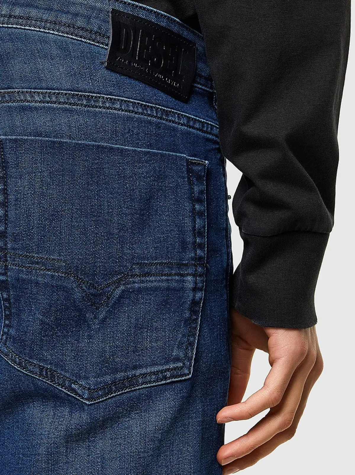 Blue Bootcut Jeans-Zatiny