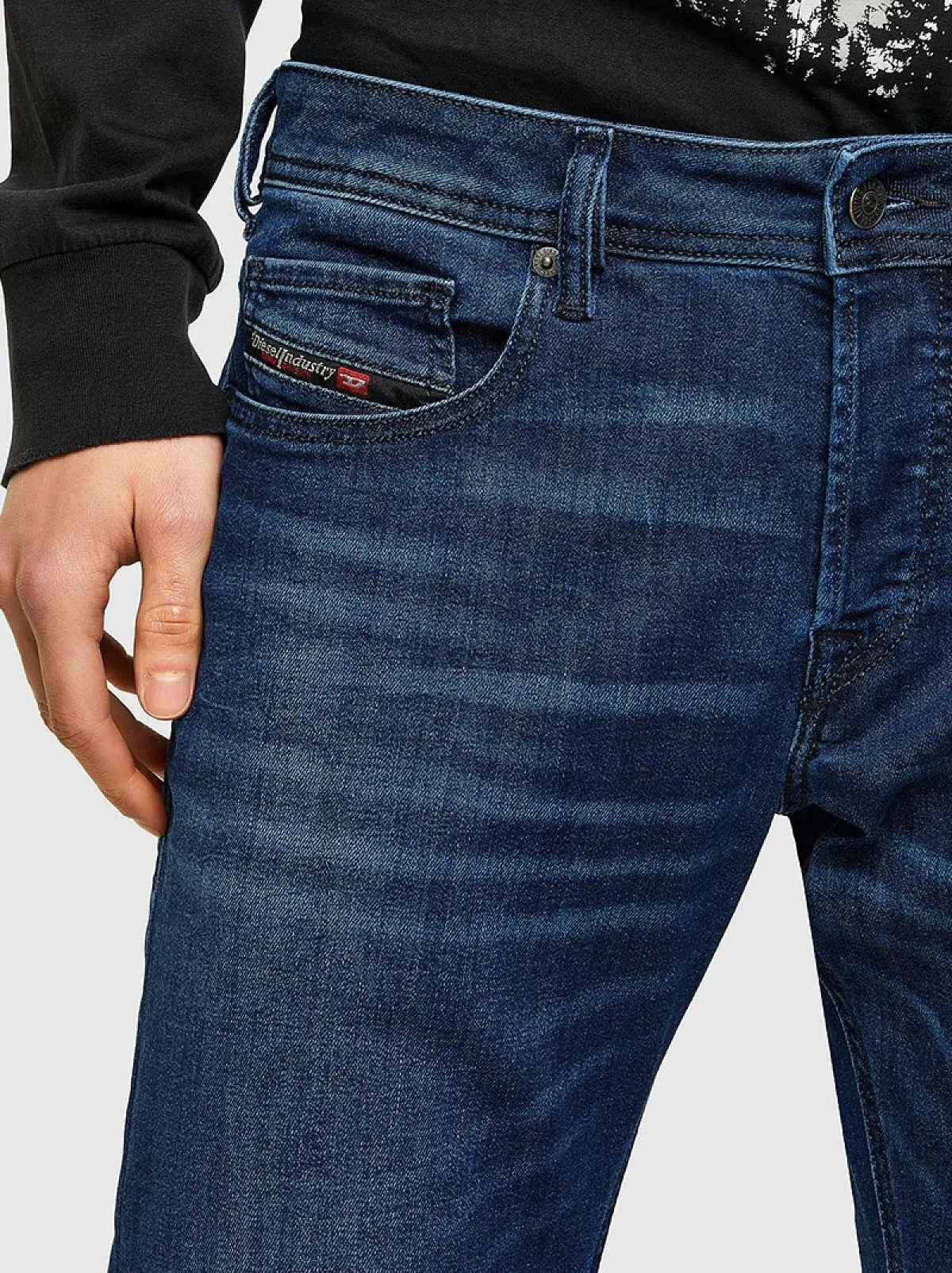 Blue Bootcut Jeans-Zatiny