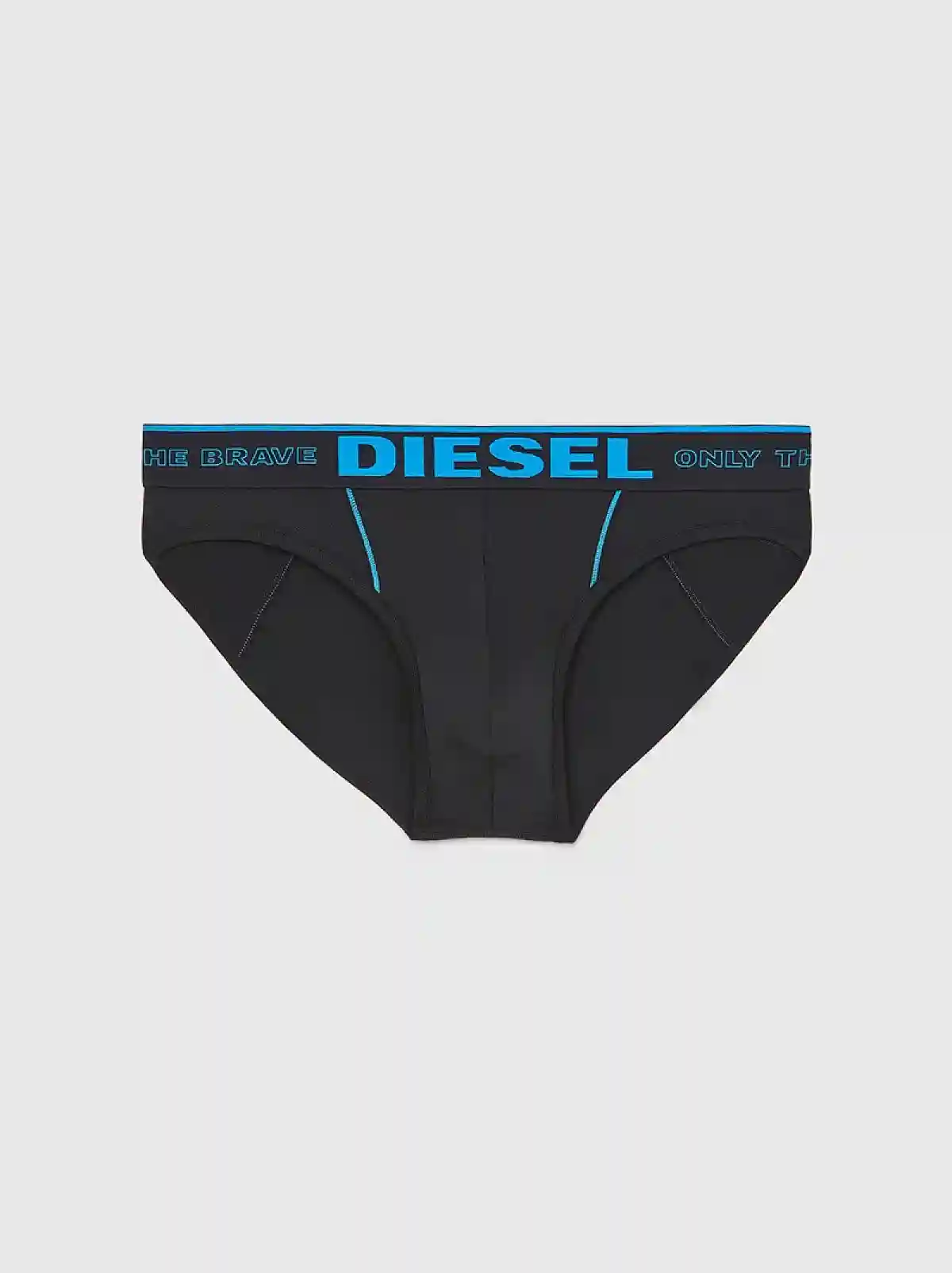 Black and Blue Briefs with contrast stitching