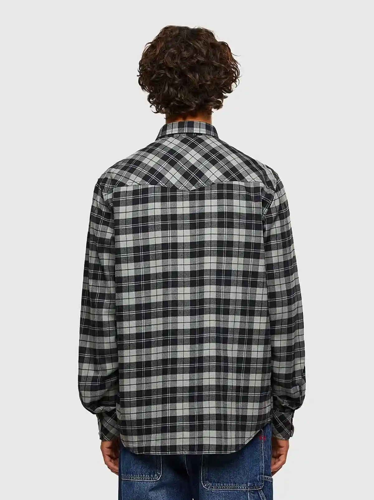 Multicolor Green Label flannel Western shirt