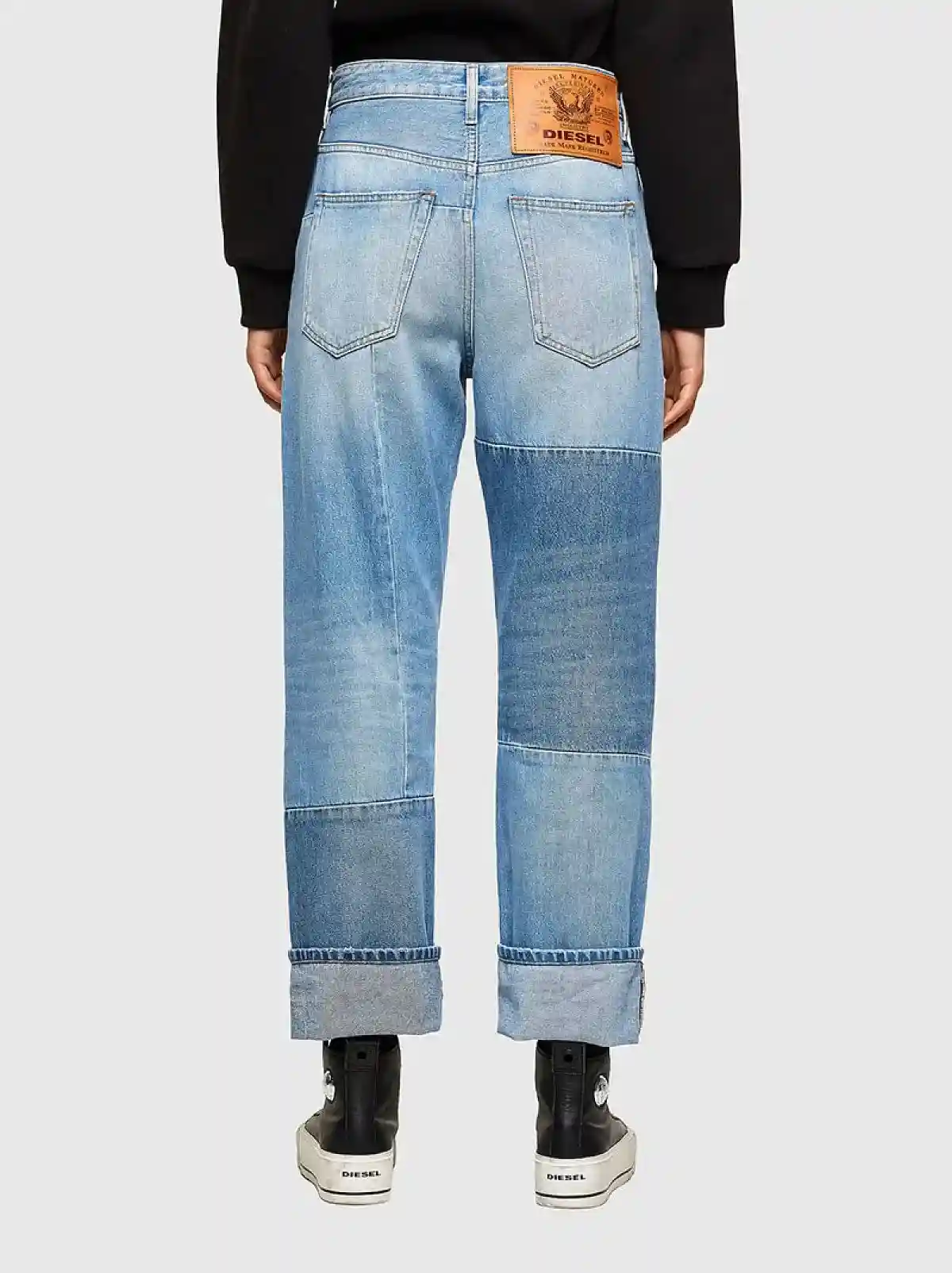 Blue Straight Jeans-D-Reggy