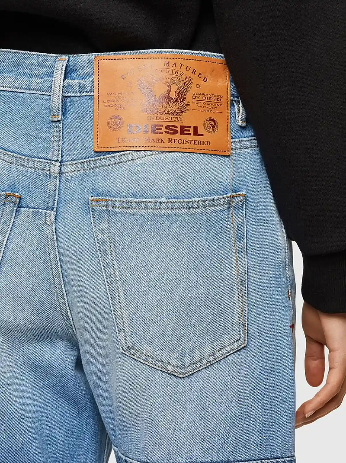 Blue Straight Jeans-D-Reggy