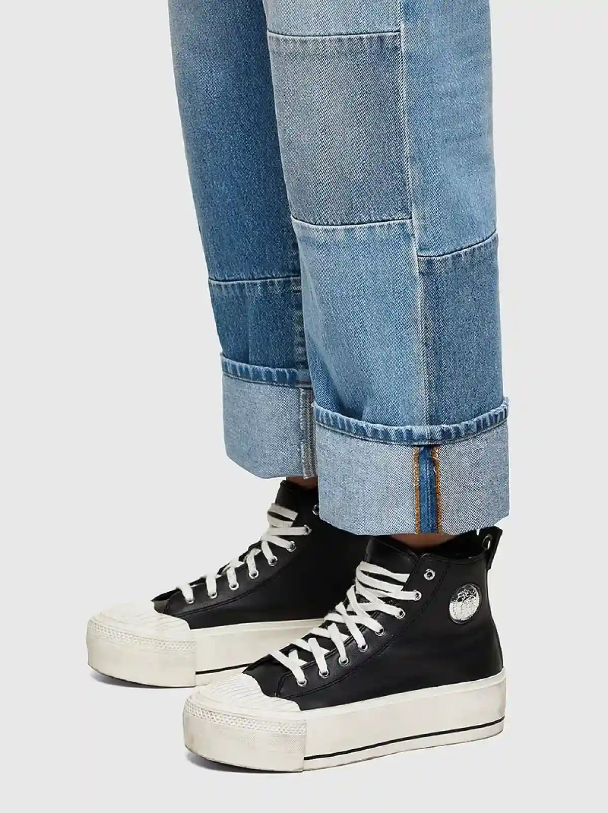 Blue Straight Jeans-D-Reggy