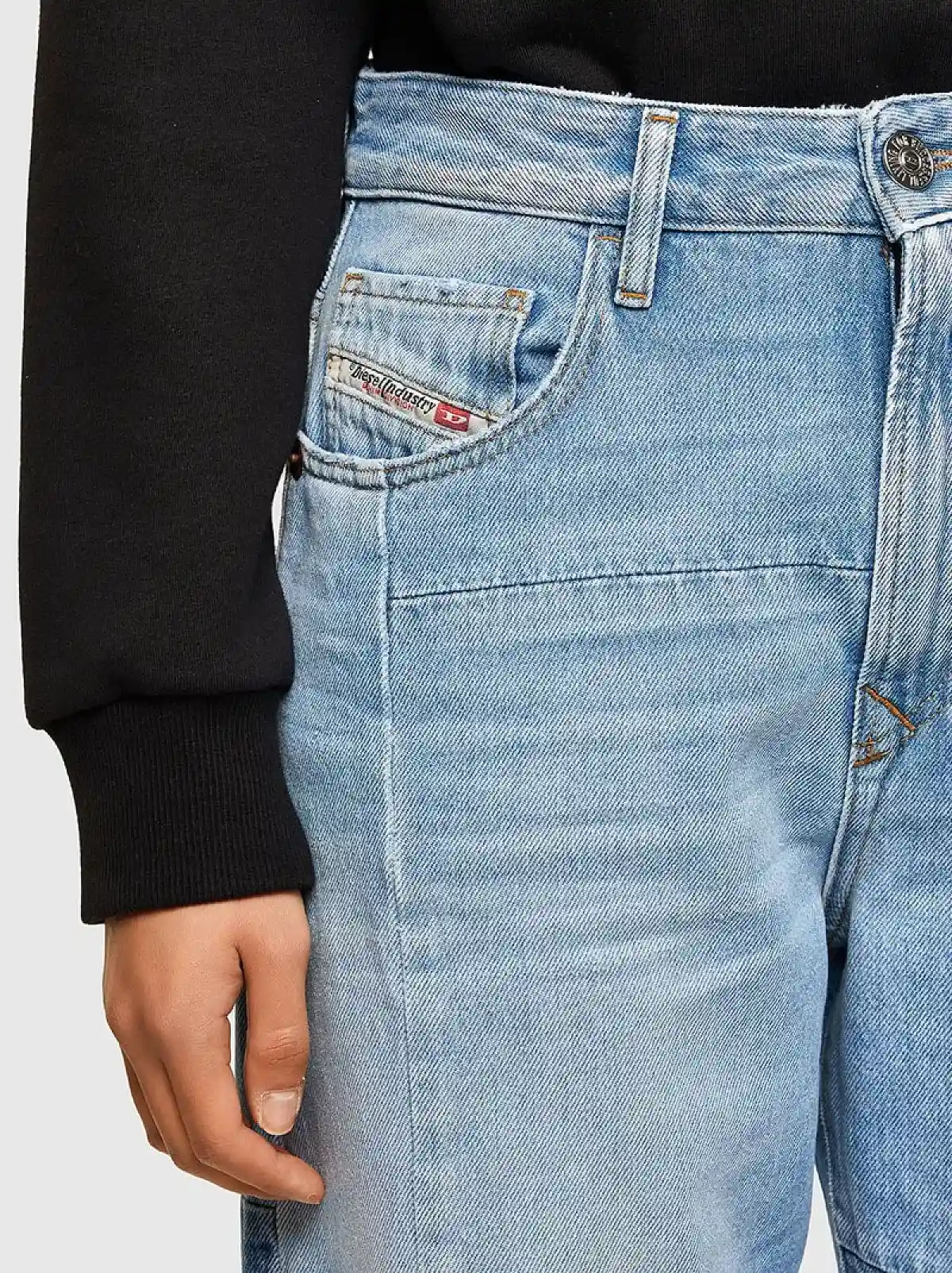 Blue Straight Jeans-D-Reggy