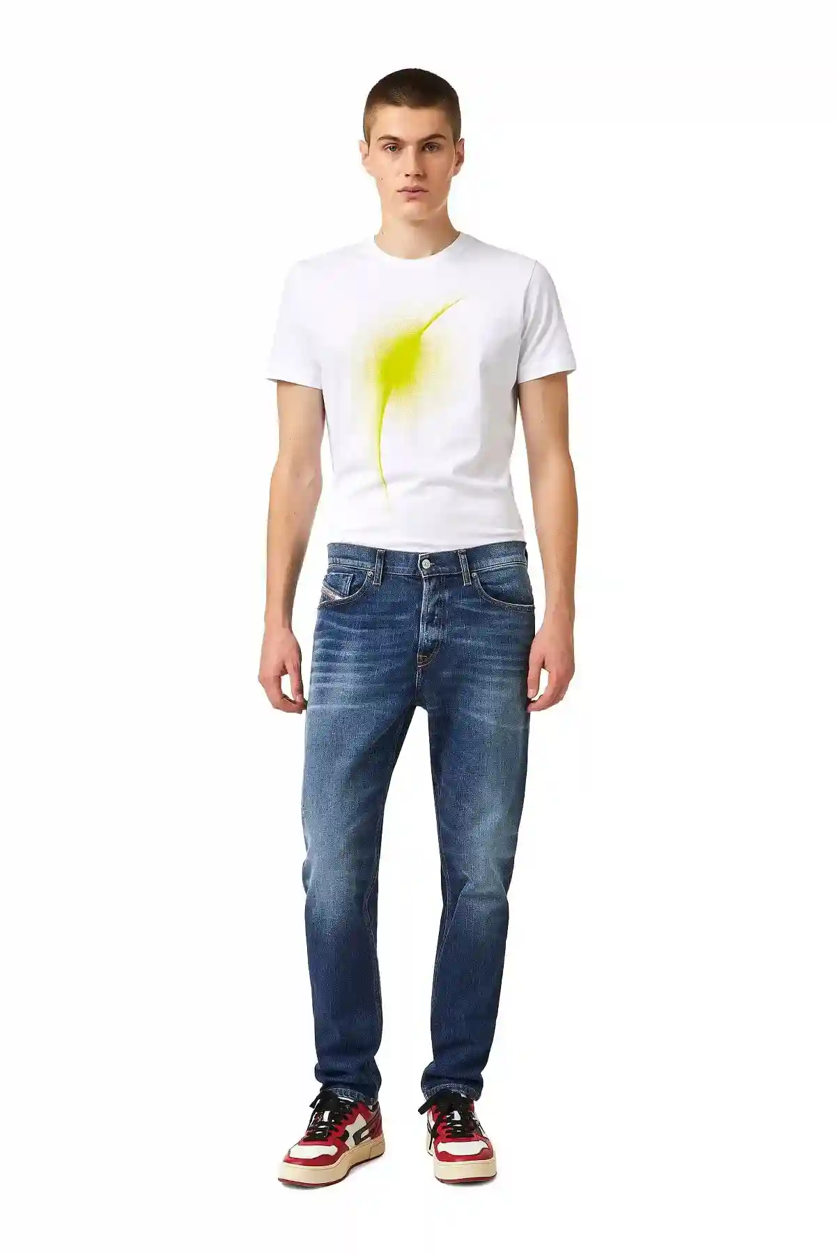 Blue Tapered fit Jeans-2005 D-FINING