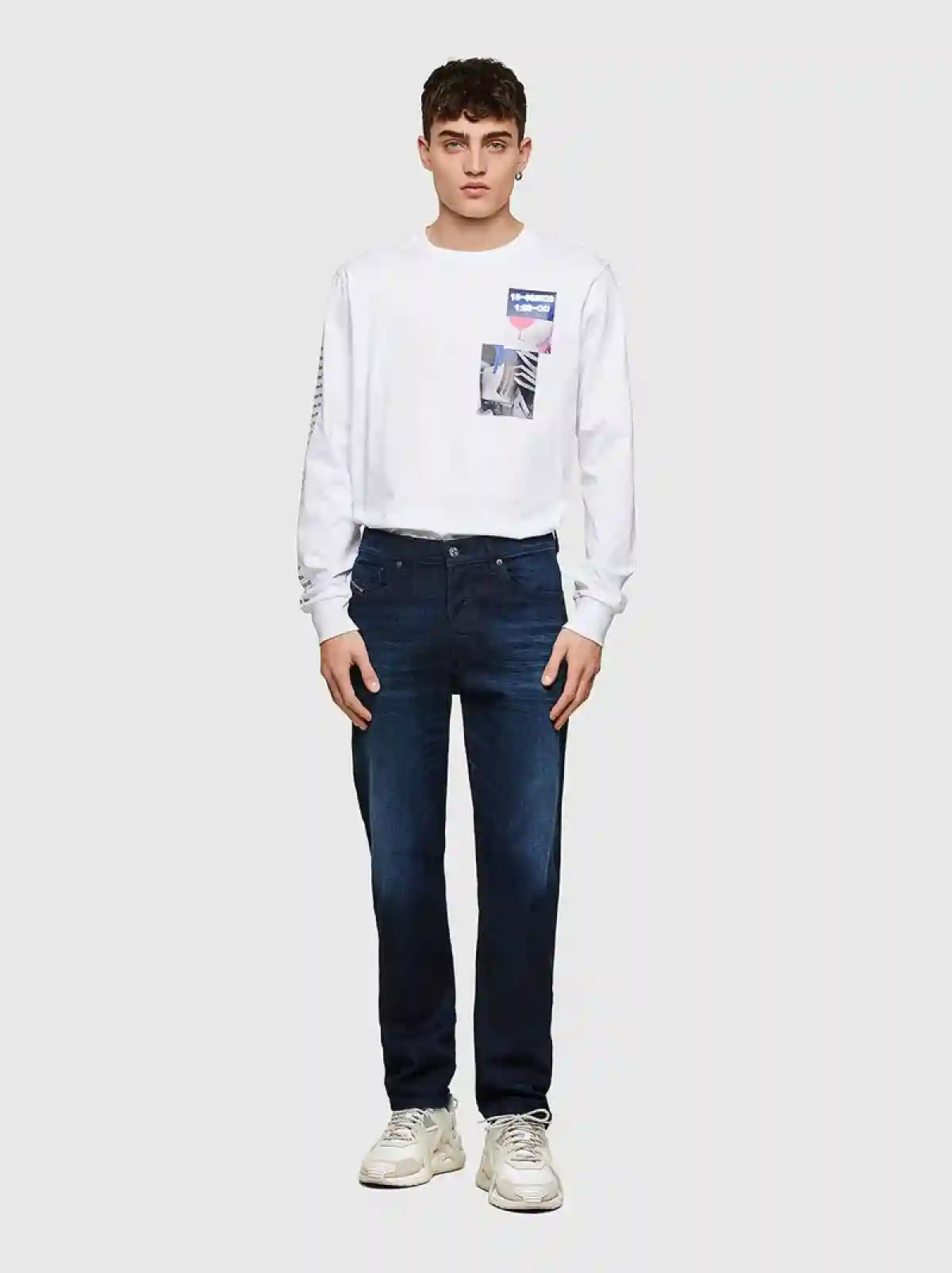 Blue Tapered fit Jeans-2005 D-FINING