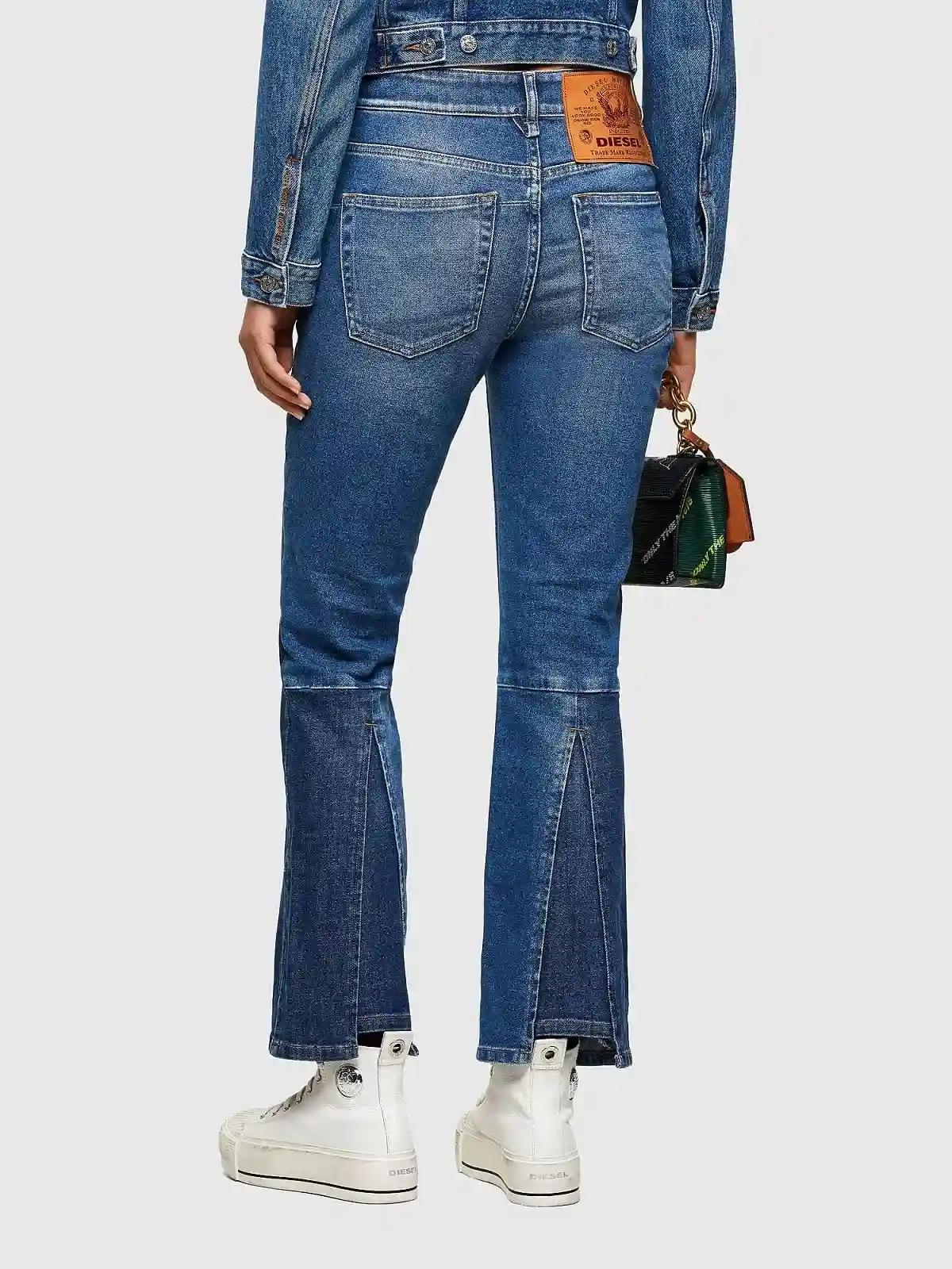 Blue Bootcut and Flare Jeans-D-Earlie