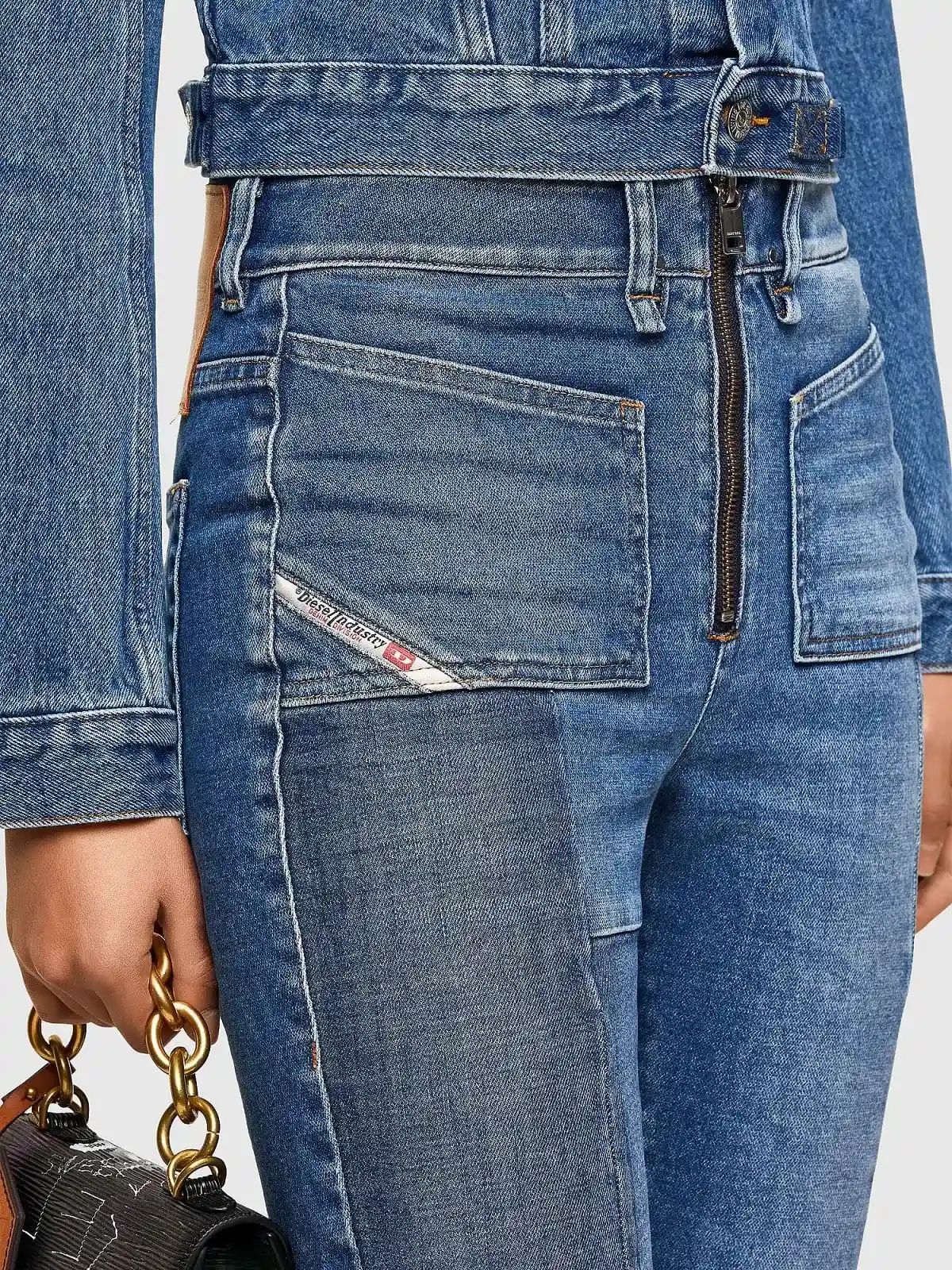 Blue Bootcut and Flare Jeans-D-Earlie
