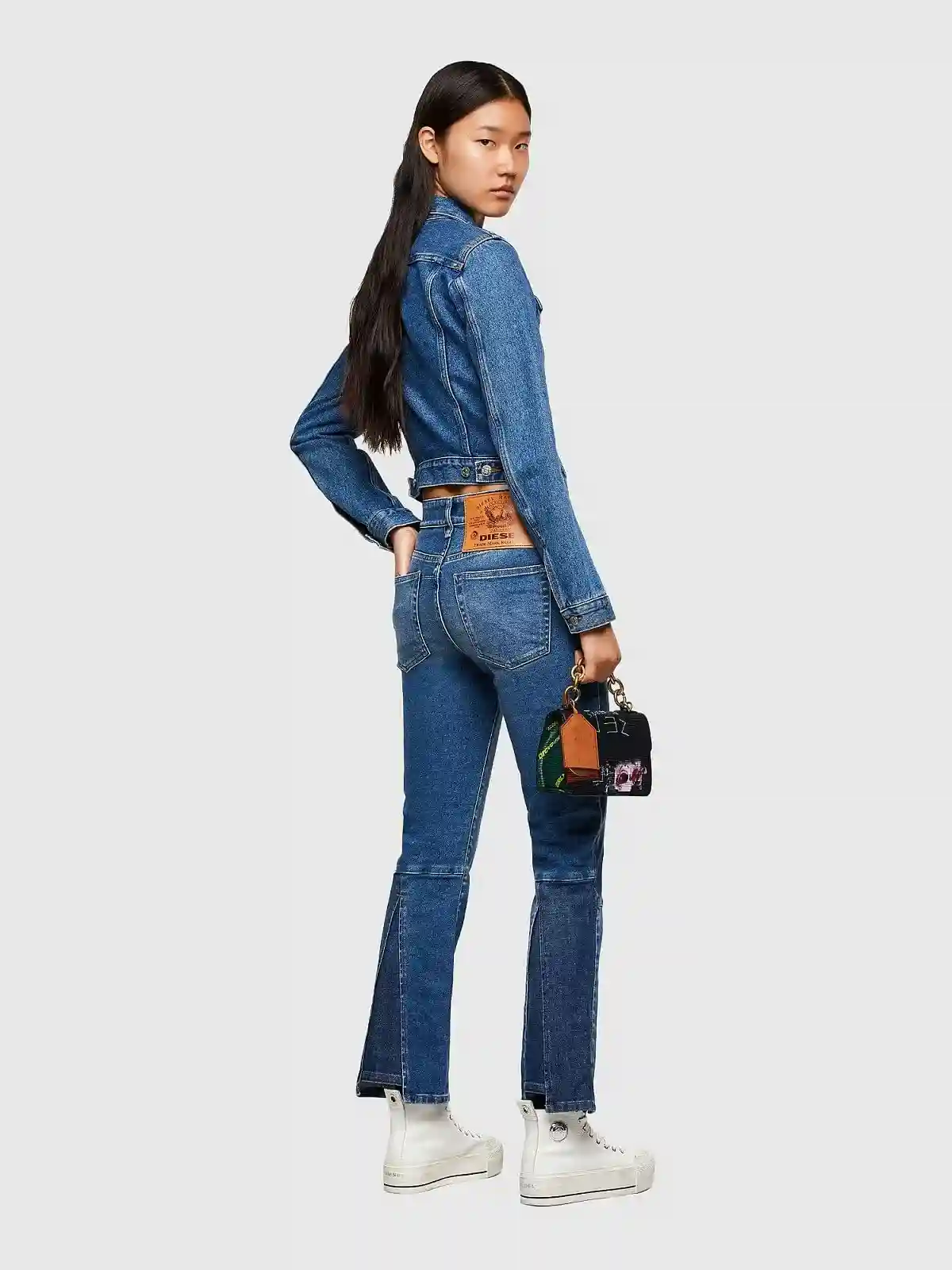 Blue Bootcut and Flare Jeans-D-Earlie