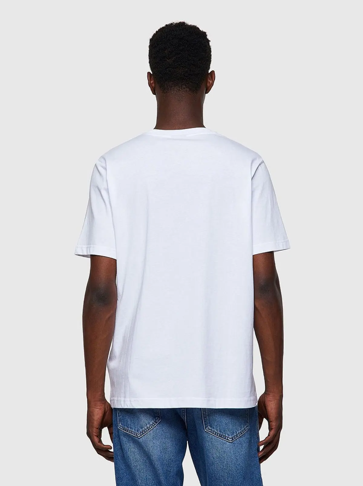White T-shirt with reflective logo print