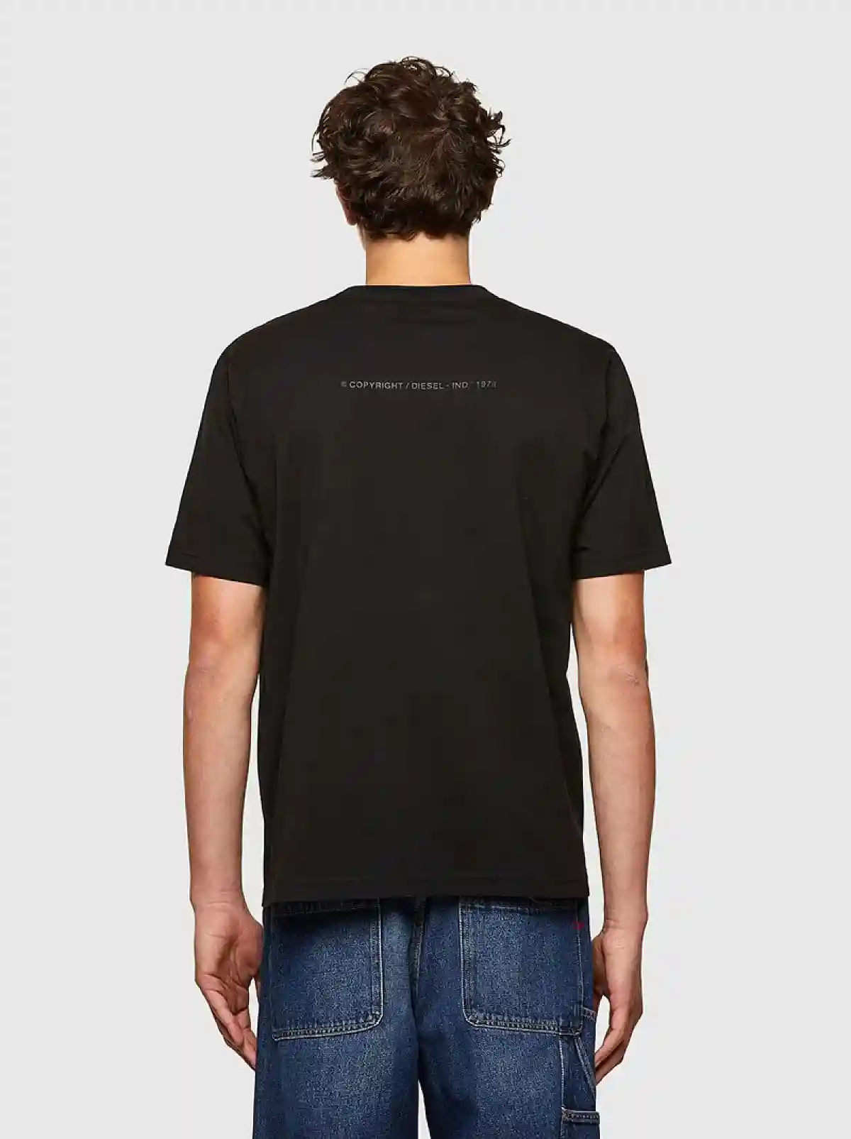 Black T-shirt with photo print