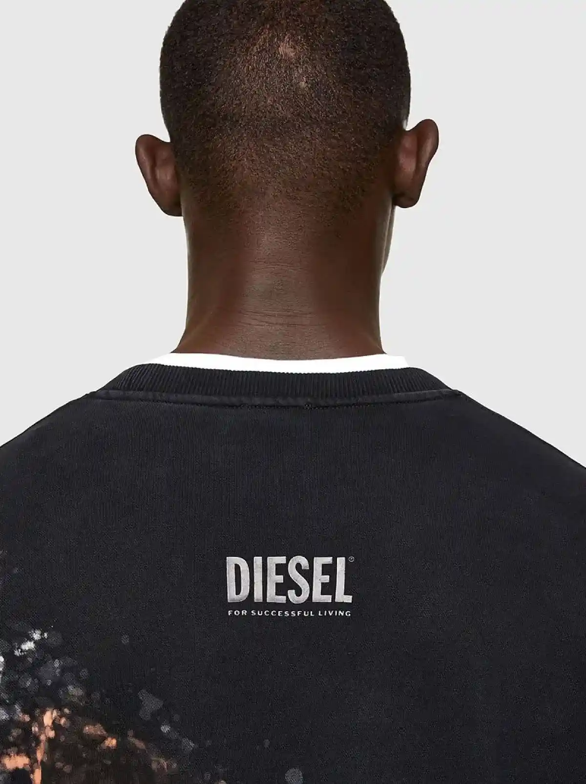 Black Sweatshirt with splashed effect