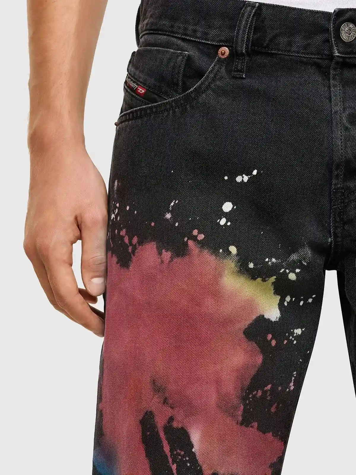 Black Straight Jeans-D-Kras