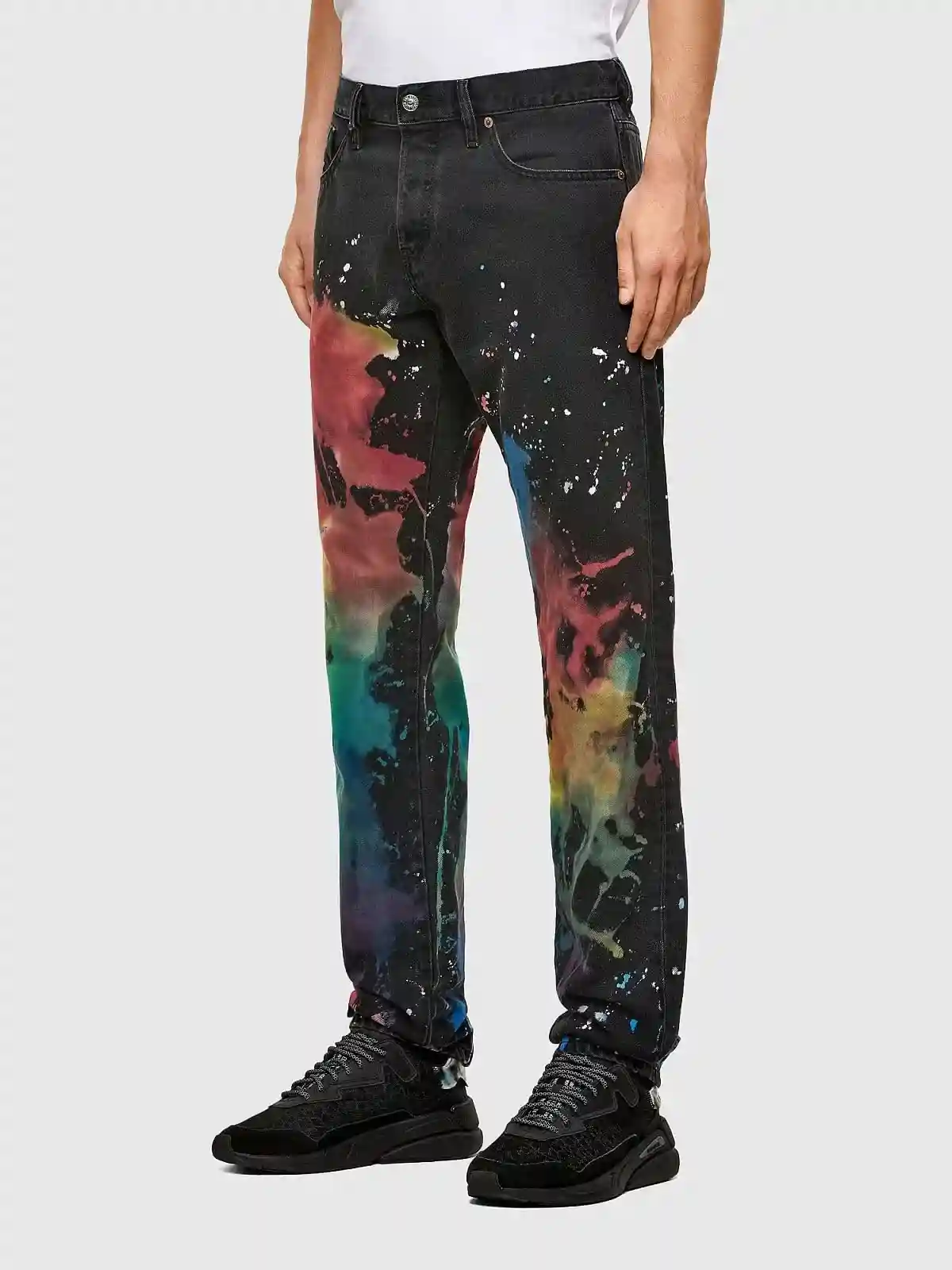 Black Straight Jeans-D-Kras