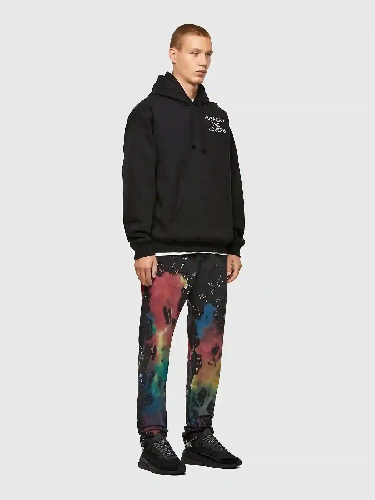 Black Straight Jeans-D-Kras