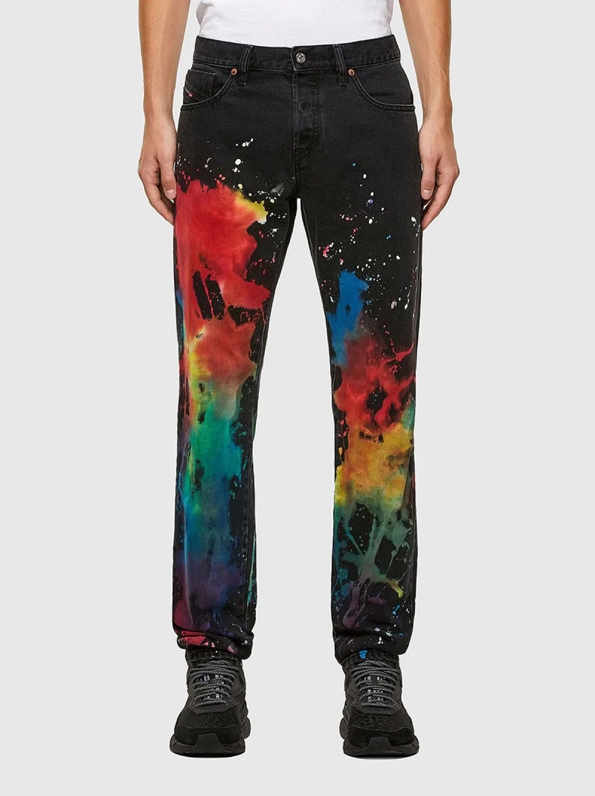 Black Straight Jeans-D-Kras
