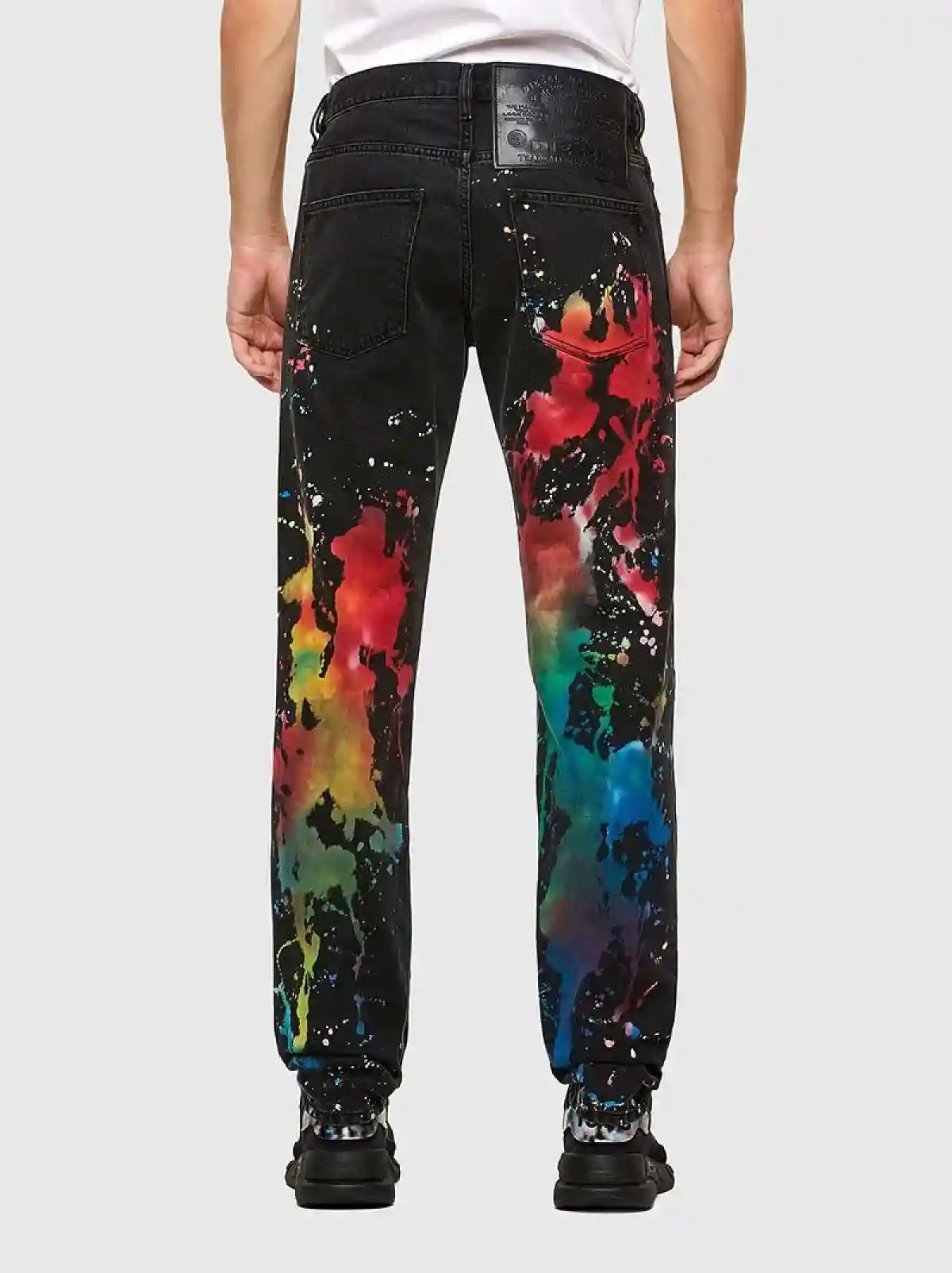 Black Straight Jeans-D-Kras