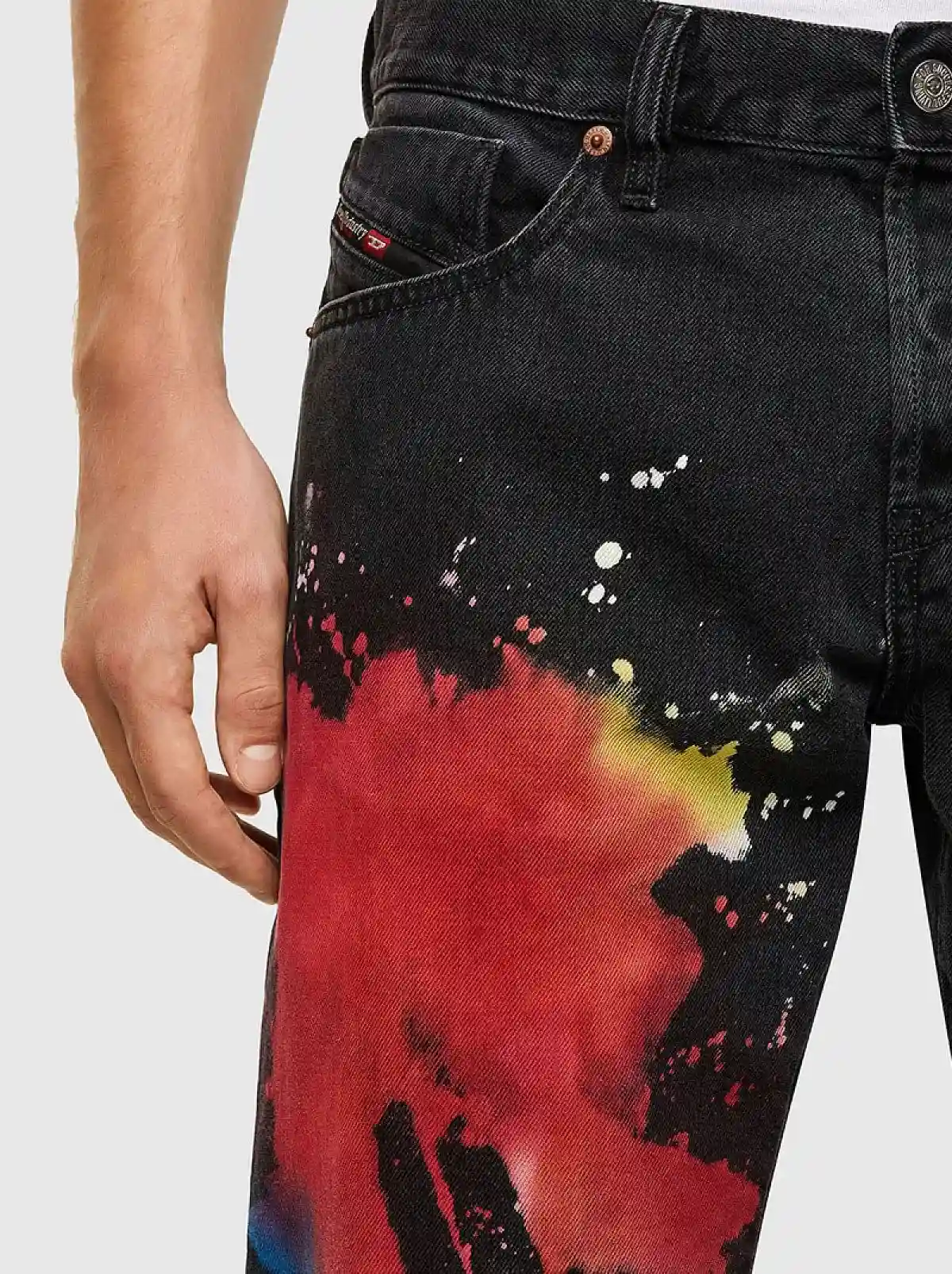 Black Straight Jeans-D-Kras