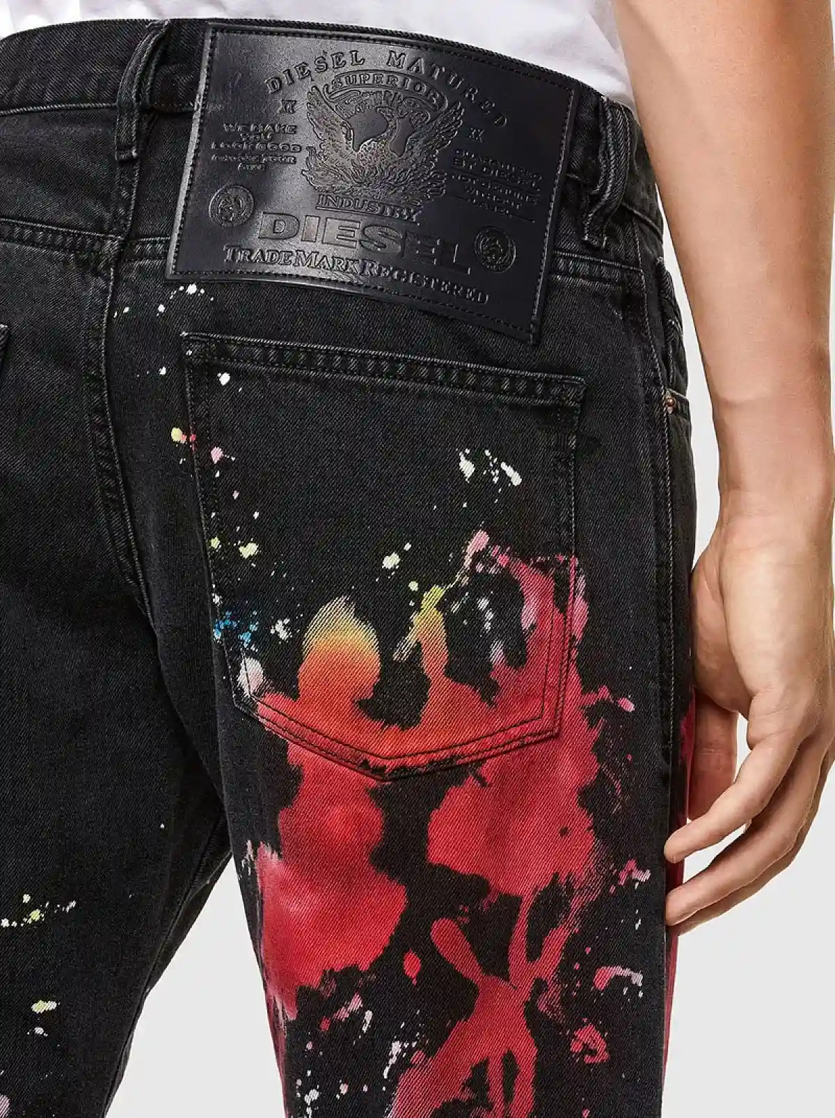 Black Straight Jeans-D-Kras
