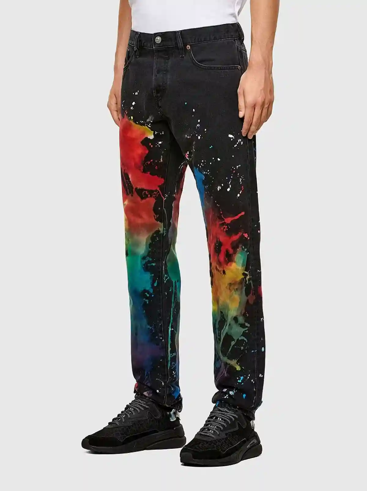 Black Straight Jeans-D-Kras